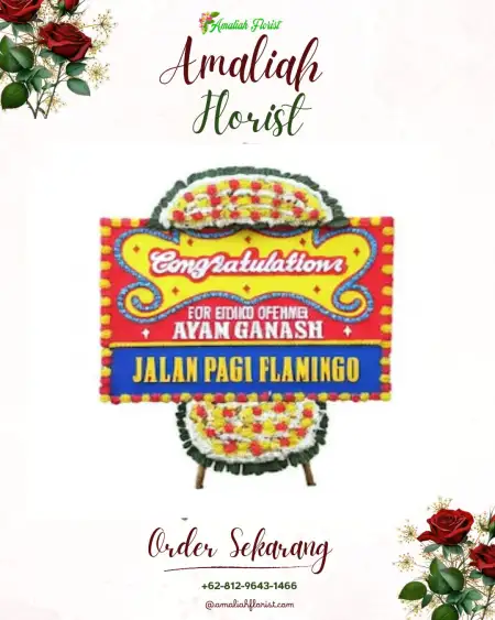 Sewa Papan Bunga Iser